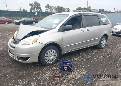 2005 Toyota Sienna Le из США, поврежденный, VIN 5TDZA23C35S352127